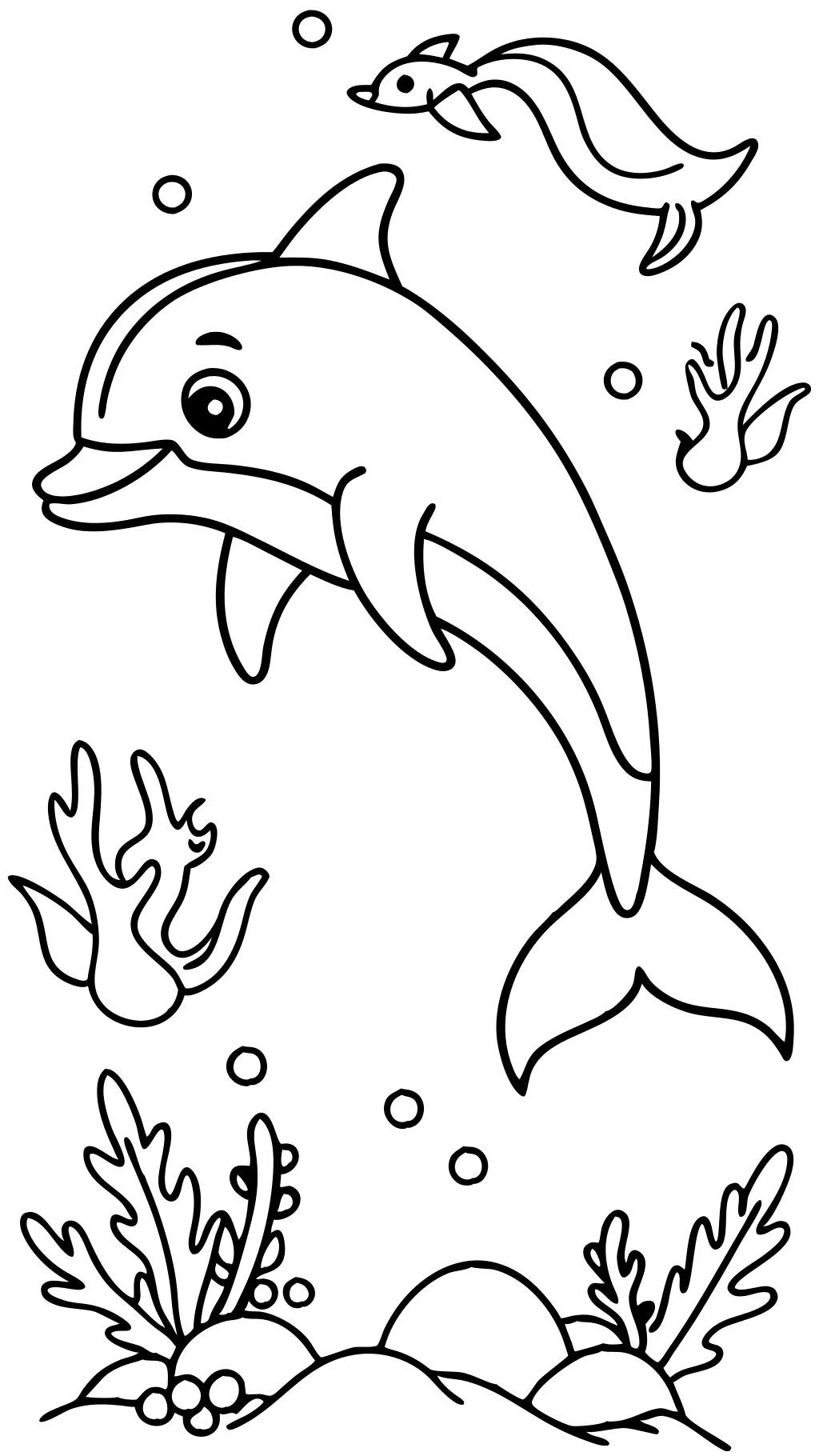 coloriages gratuits de dauphins